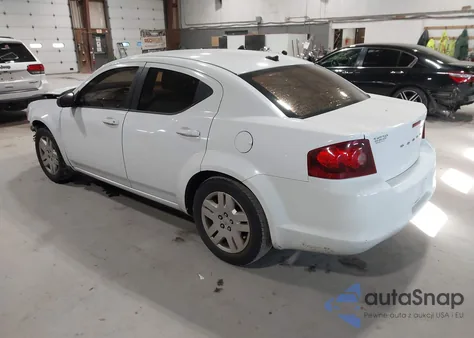2014 Dodge Avenger Se из США, поврежденный, VIN 1C3CDZAB8EN181014